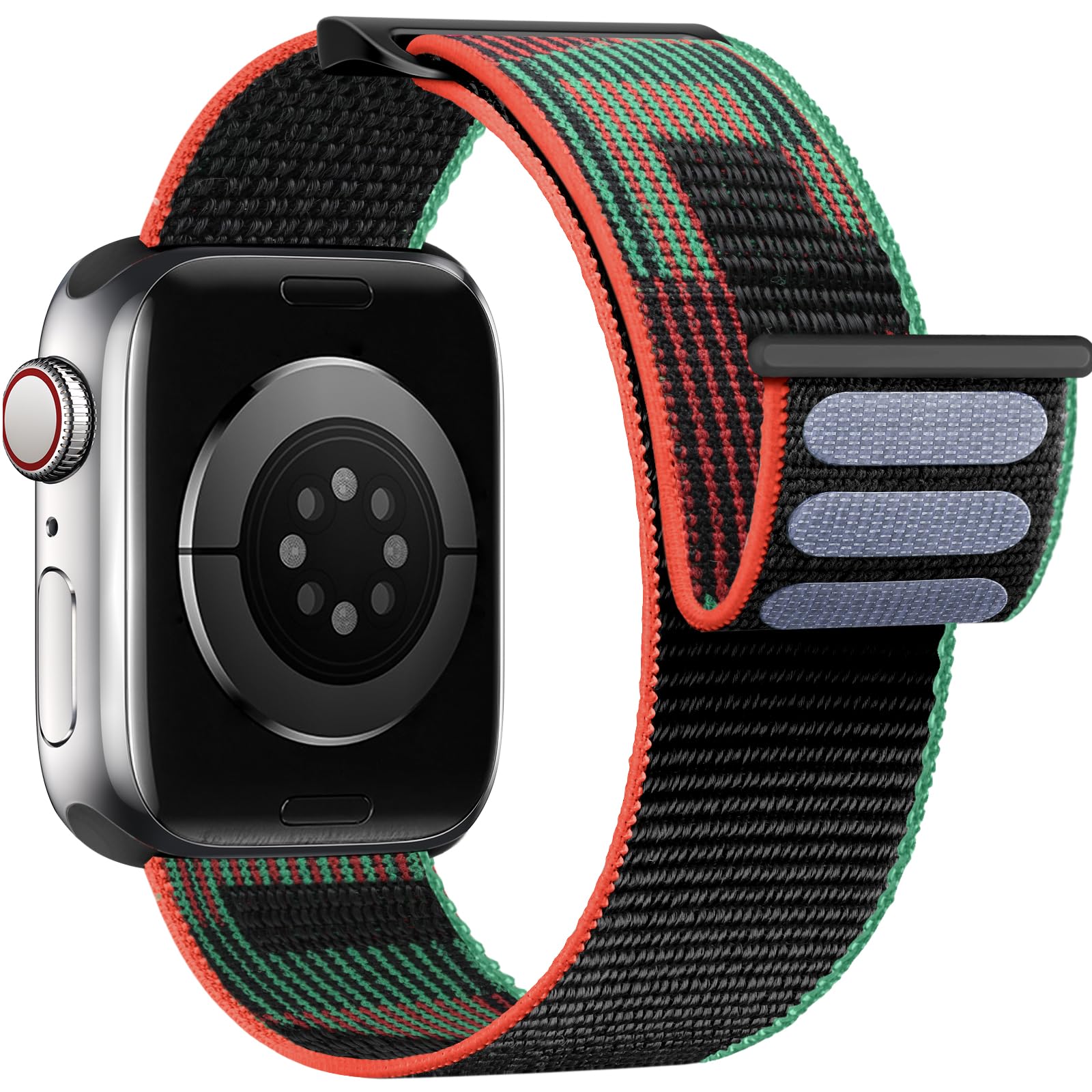 Yoohoo Nylon Straps Compatible with Apple Watch Straps 38mm 40mm 41mm 42mm(Series 10 11) Women Men,Upgraded Soft Nylon Strap Replacement Watch Bands for iWatch Series 11 10 9 8 7 6 5 4 3 2 1 SE