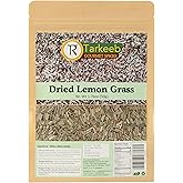 Tarkeeb Lemongrass &ndash; Dried Lemon Grass cut and sifted | Used for Cooking and Tea | All Natural | Gluten Free | NON-GMO | Vegan | Net Weight: 1.76oz/50g | Indian Origin |