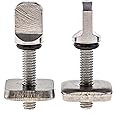 Santa Barbara Surfing SBS - No Tool Stainless Steel Fin Screw for Longboard and SUP - Choose 2 or 3 Pack