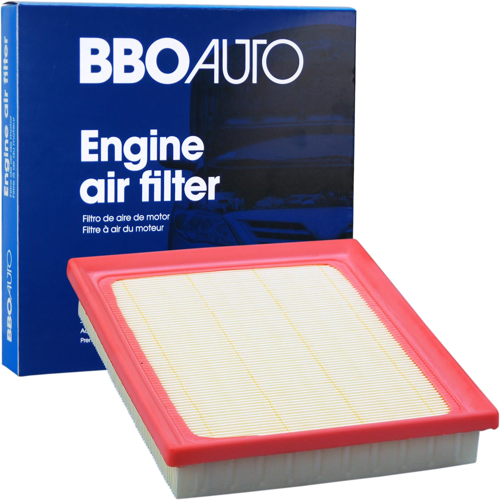 BBO AUTO BCA10741 Compatible with Toyota Prius, RAV4 Hybrid, Lexus CT200h, NX300h Engine Air Filter (CA10741 Replacement)