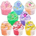 8 Pack Cloud Slime Kits,Two-Toned Putty Toy, Educational Slime Toys, Birthday Gifts for Kids,Prize Party Favors for Classroom Rewards Girls Boys 4 5 6 7 8 9 10 11 12 Year Old