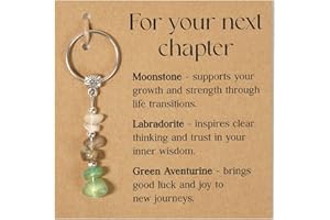 Sensemory Keychain For Coworker, Teacher, Nurse, Friend, Senior, Retirement Gift For Woman, Sister, Farewell, Going Away, Promotion, New Job Key Chains, Self Care Gift Stocking Stuffers