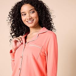Amazon Essentials Women's Cotton Modal Long-Sleeve