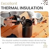 Heemburg French Press Thermal Coffee Maker 1000 ml Double Wall Stainless Steel view 5