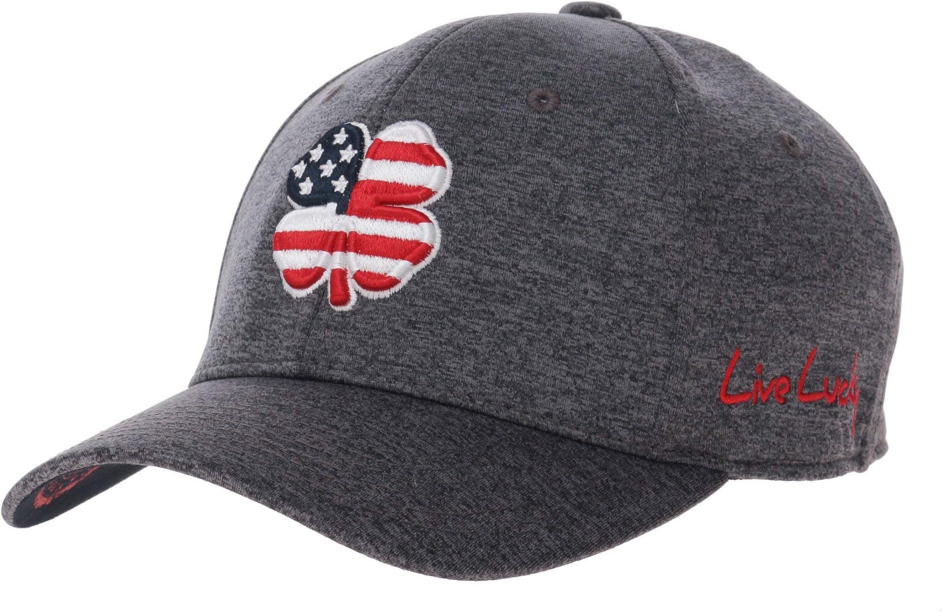 Black Clover USA/White/Heather USA Heather Premium Fitted Hat