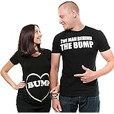 Silk Road Tees Couple Maternity T-Shirts Bump Dad and Mom Maternity Shirts New Baby Announcement Pregnancy T-Shirt