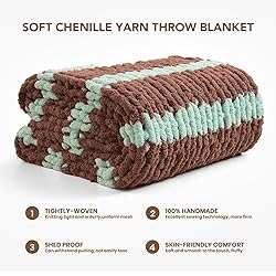 L'AGRATY Chunky Knit Blanket