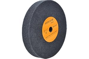 GYTYCATAH Deburring Wheel, Nylon Fiber Polishing Wheels, Abrasive Silicon Carbide Bench Buffing Grinder Wheel, Dia 8" x 1" Thickness x 5/8" Arbor, 180 Grit, 7P