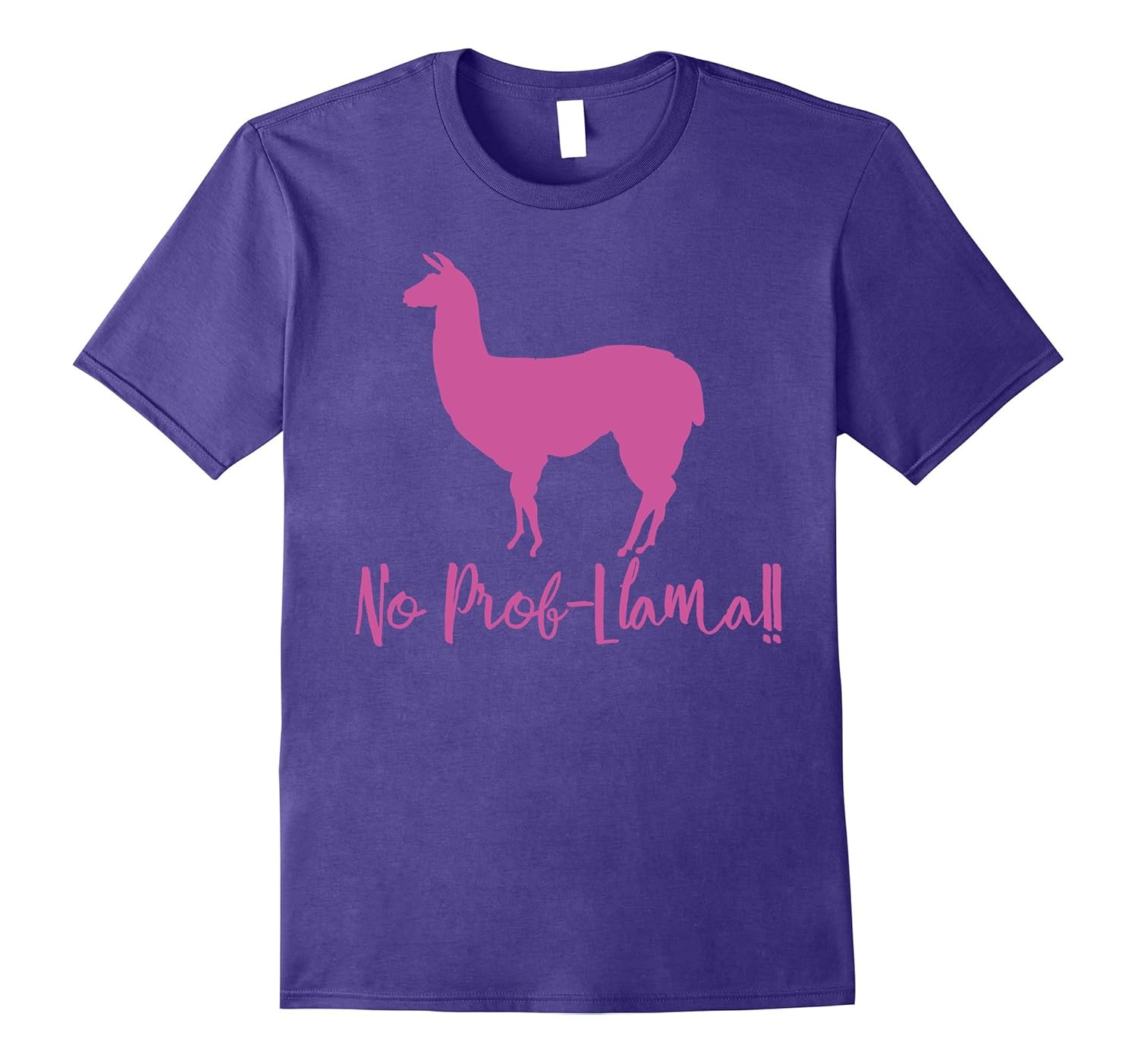 Funny Animal Goat No Porblem T-Shirt – No Prob Llama Tee