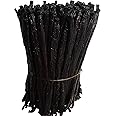 4oz Tahitian Vanilla Beans Grade A for Extract, Cooking and Baking by FITNCLEAN VANILLA| 0.25 Pound (1/4Lb) Bulk 5"-7" Fresh Gourmet Natural Raw NON-GMO Pods.