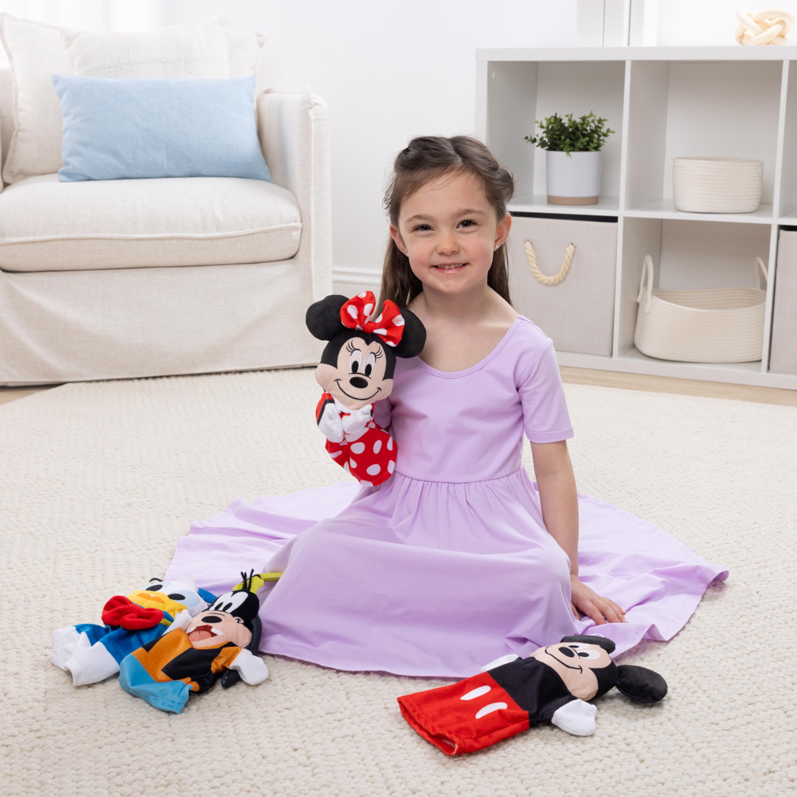 Melissa & Doug Disney Mickey Mouse & Friends Soft & Cuddly Hand Puppets