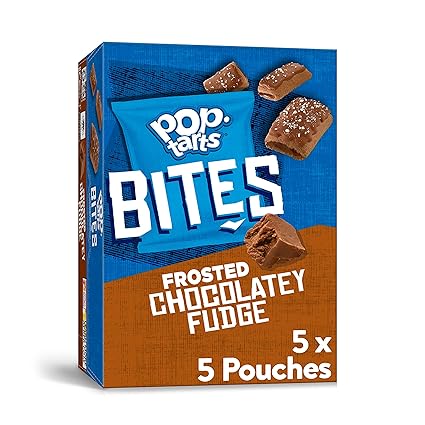 Amazon Com Pop Tarts Bites Tasty Filled Pastry Bites Frosted Chocolatey Fudge Pack Of 5 5count Bags