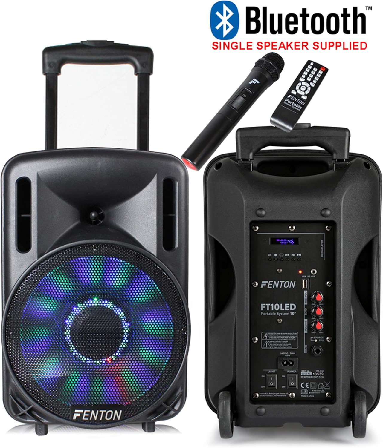 portable dj speakers with lights