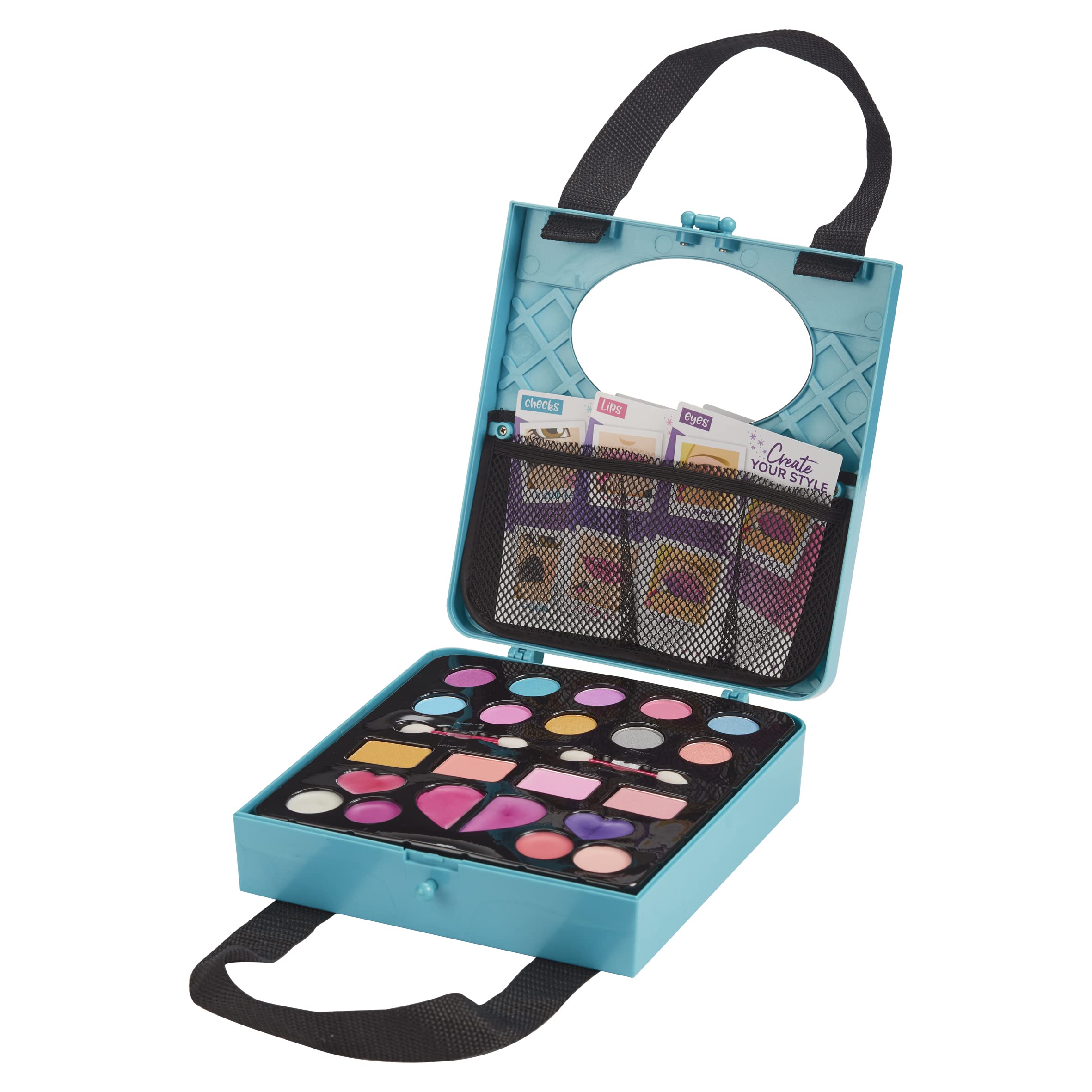 CRA-Z-ART Shimmer and Sparkle All in one beauty makeup Tote Kids makeup set Washable makeup Real makeup for kids