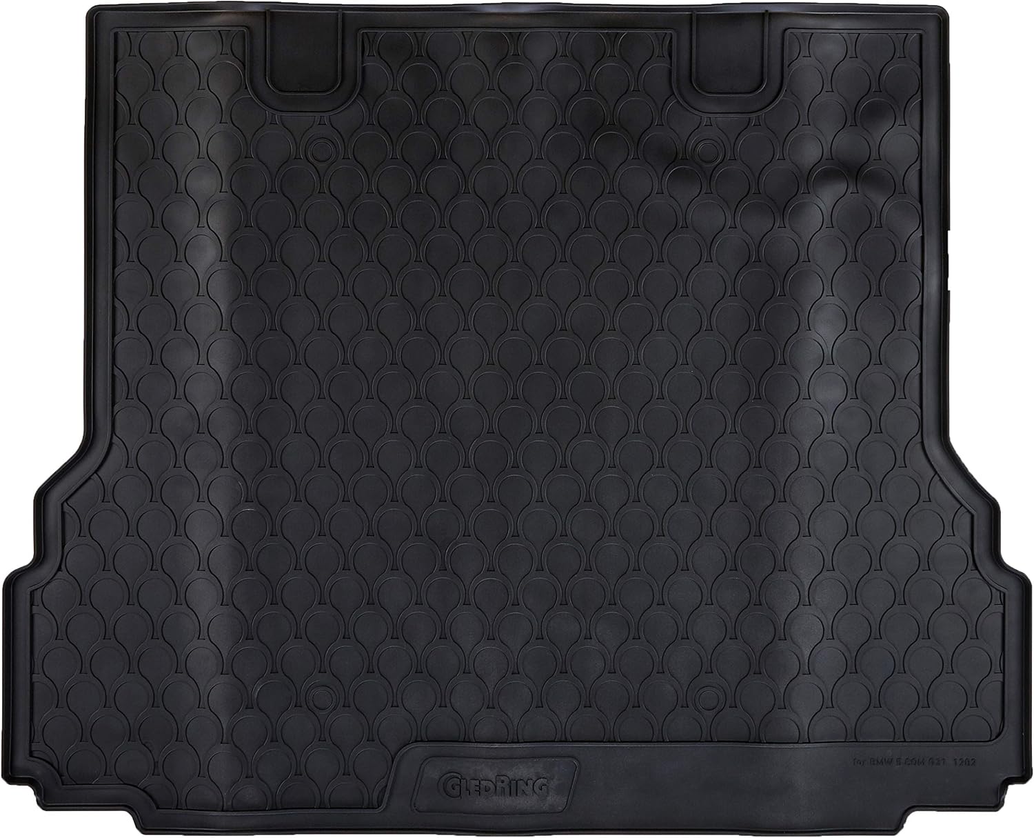 Gledring Rubbasol (Rubber) Trunk mat compatible with BMW 5-Series G31 Touring 2017-2023 (excl. Hybrid/PHEV), Black