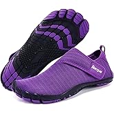 Racqua Men's Women's Slip-On Water Shoes Quick Dry Barefoot Lightweight Aqua Shoes Beach Swim Pool Hiking Sport Shoes