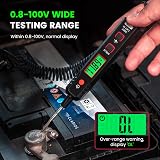 KAIWEETS Smart Circuit Tester 0.8-100V DC Backlit LED Display view 3
