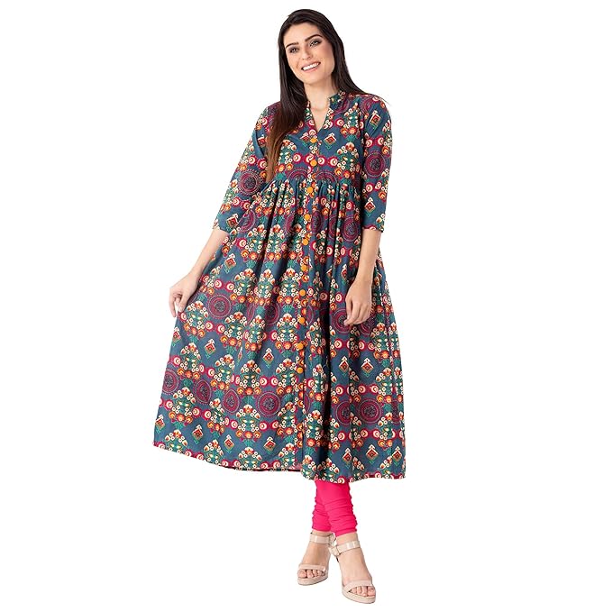 Women's Cotton A-Line Kurta