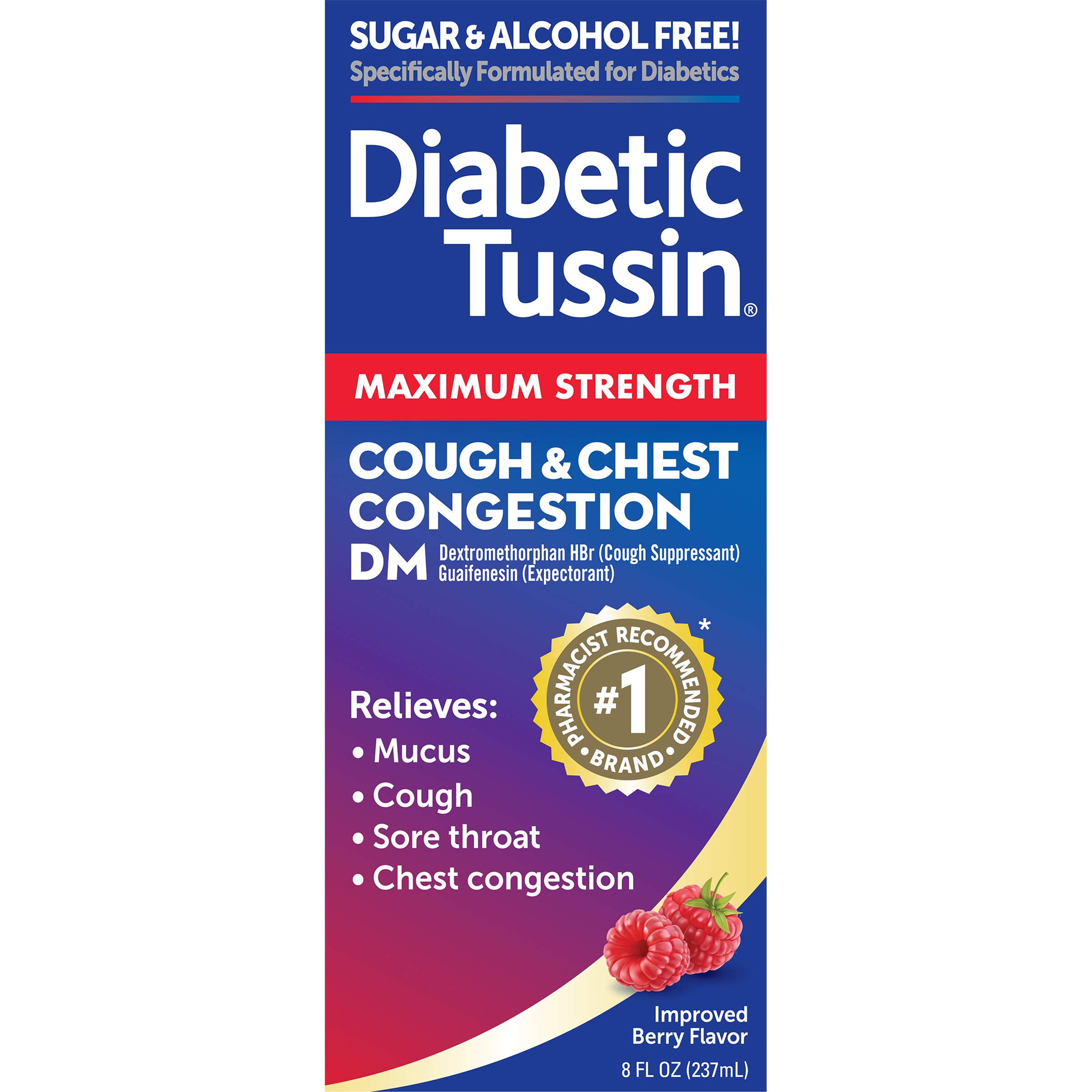 Galleon Diabetic Tussin DM Maximum Strength Cough And Chest