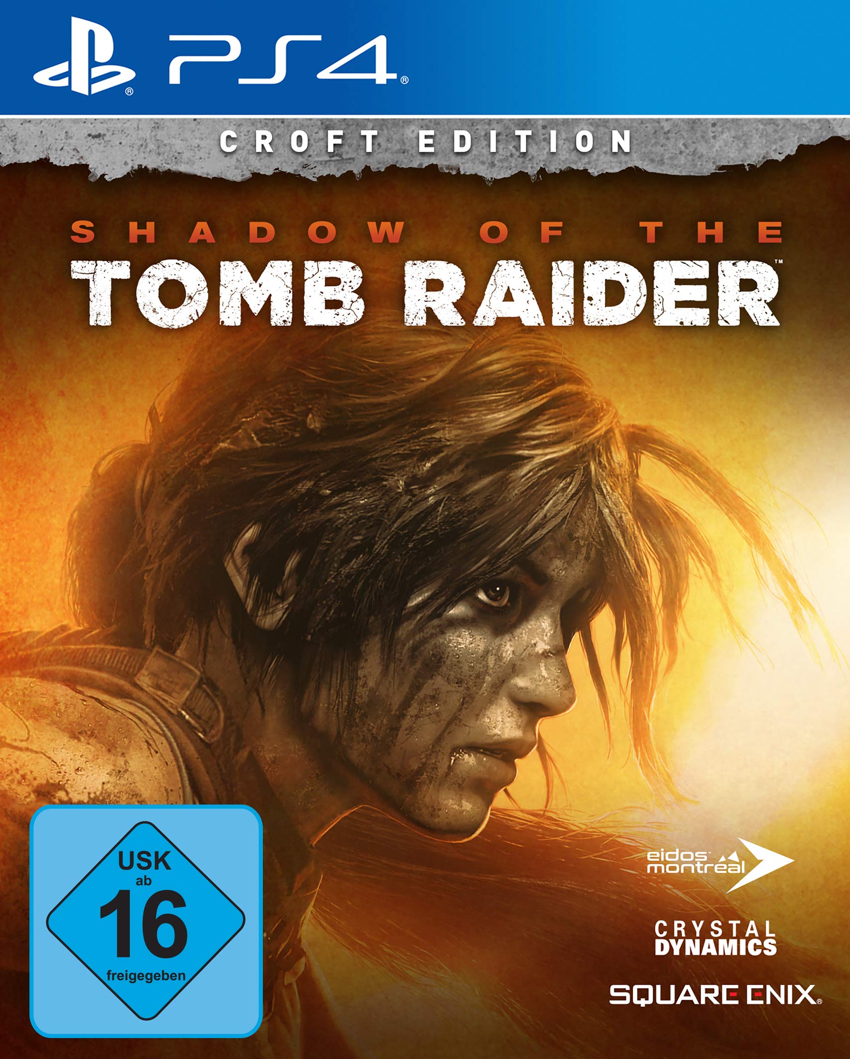 Square Enix Shadow Of The Tomb Raider Croft Edition (PS4) (Usk) [Import Allemand]