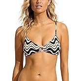 Seafolly Women's Ring Front Bralette Bikini Top Swimsuit