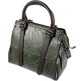 HAPINARY Retro Stylish Handbag for Women Fashionable Shoulder Messenger Bag Practical Design for Everyday Use and Outfits Green Large