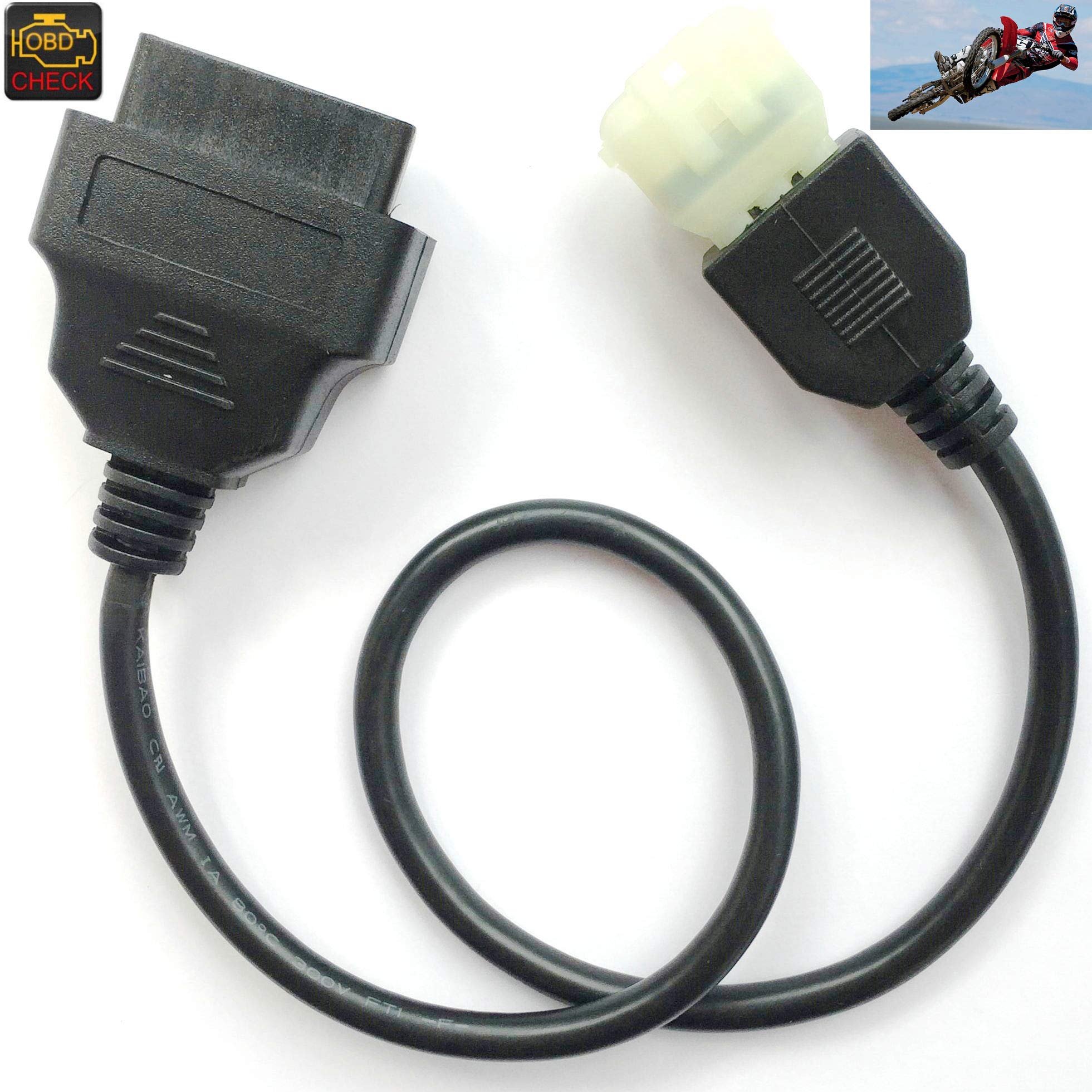 OBD 6Pin Diagnostic Adapter for Motorcycle