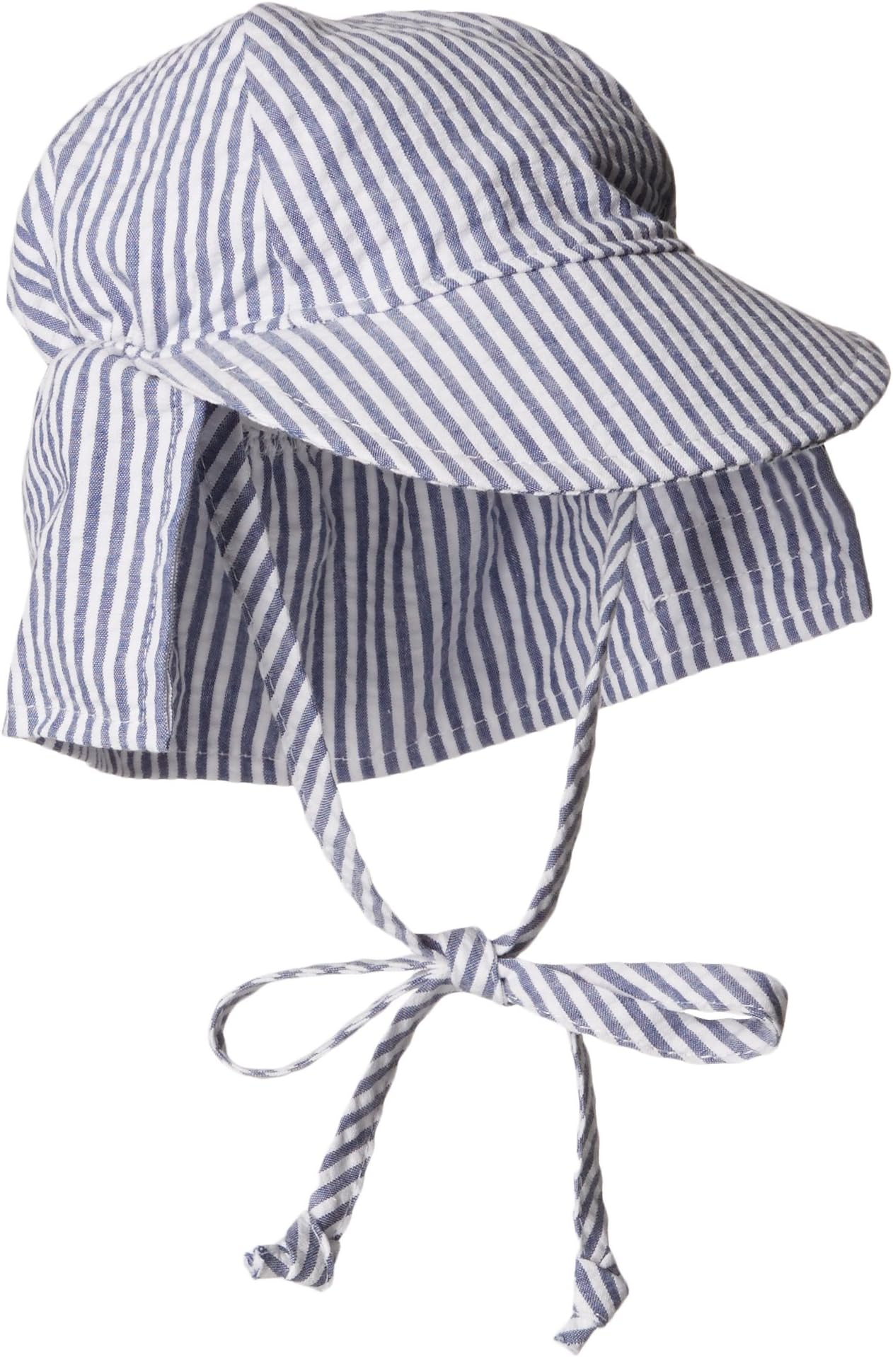 Flap Happy Baby Girls' UPF 50+ Original Light Weight Flap Hat with Ties