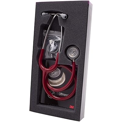 Classic III Stethoscope, for Children and Adult (5627 Burgundy Stainless)
