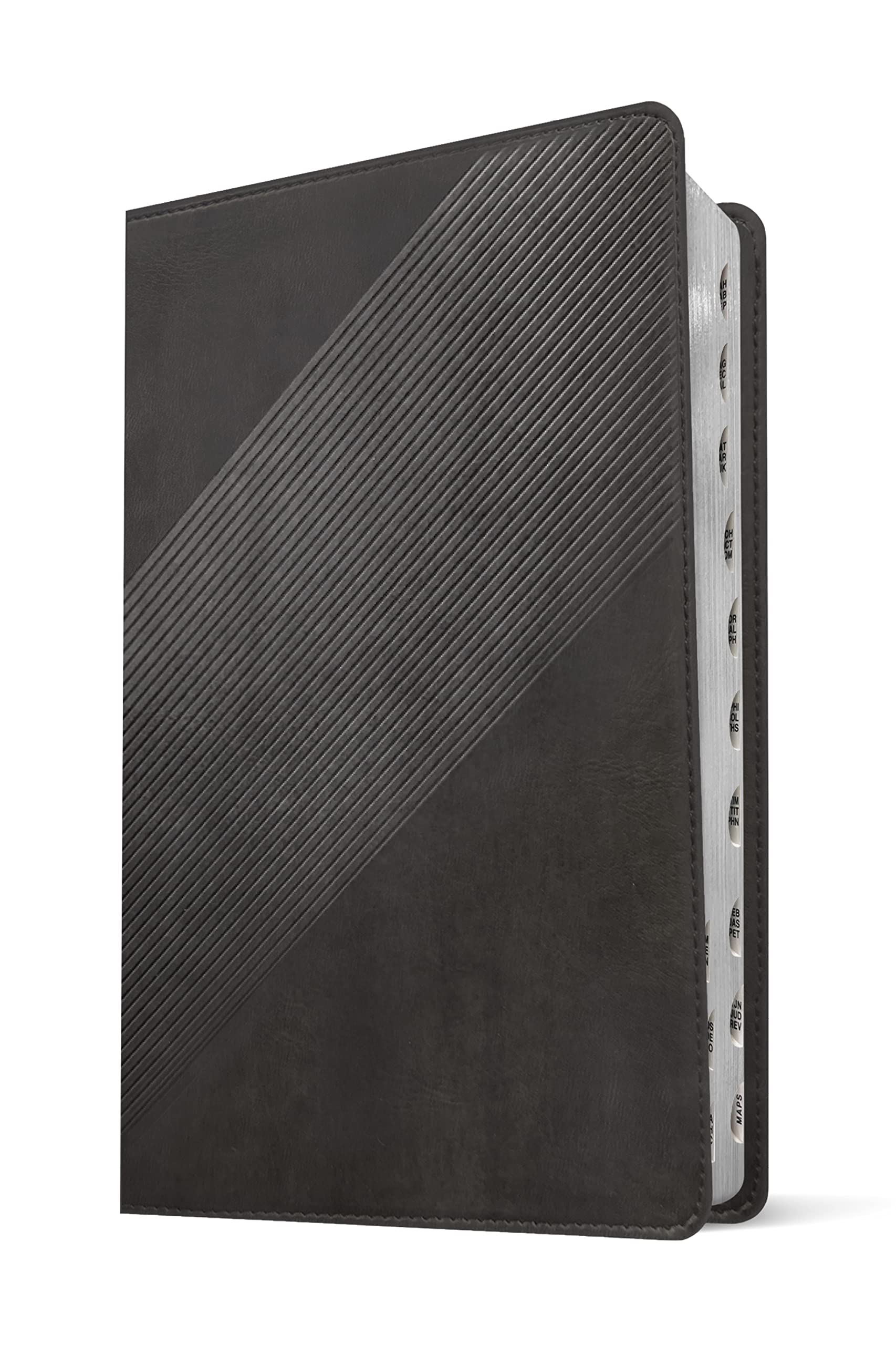 NLT Student Life Application Study Bible, Filament Enabled (LeatherLike, Charcoal Gray Striped, Indexed, Red Letter) NLT Student Life Application Study Bible, Filament Enabled (LeatherLike, Charcoal Gray Striped, Indexed, Red Letter) Imitation Leather