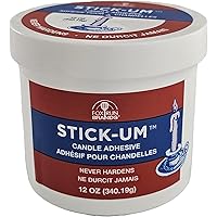 Fox Run Stick-Um Candle Adhesive, 12 Ounces