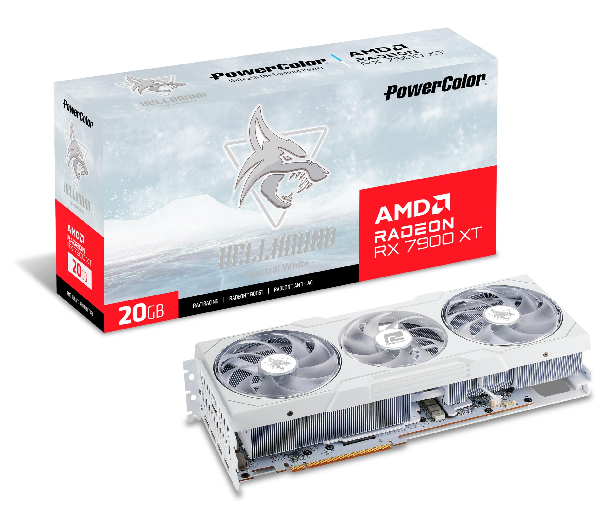 PowerColor Hellhound Spectral White AMD Radeon RX