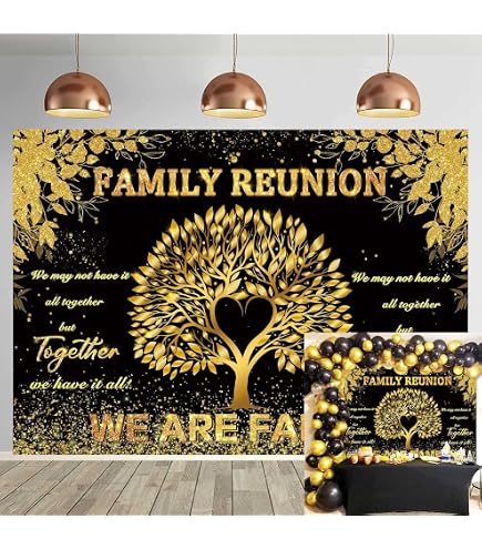 Inspirasi 33 Black Family Reunion Banners