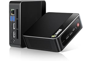 Beelink Mini PC, SER5 MAX Ryzen 7 6800H (8C/16T, Turbo 4.7GHz), 32GB LPDDR5 RAM 1TB PCIe4.0 SSD, Mini Desktop Computers Support 4K Triple Display/WiFi 6/BT5.4/DP+HDMI+USB-C/RJ45 2.5G LAN