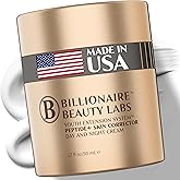 Peptide Face Cream for Women - Anti-Aging Wrinkle & Fine Lines Collagen Night Cream - Firming Moisturizer with Hyaluronic Acid for Aging Skin - Fragrance Free - Tightening & Smoothing - 1.7 oz 50ml