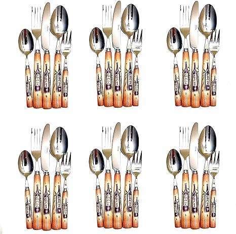 Amazon Com Flatware Set For 6 Wine Kitchen Decor Tableware Sets Grape Kitchen Decor Flatware Sets flatware set for 6 wine kitchen decor