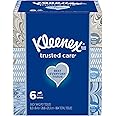 Kleenex Trusted Care Everyday Facial Tissues, 6 Rectangular Boxes, 144 Tissues per Box (864 Tissues Total)
