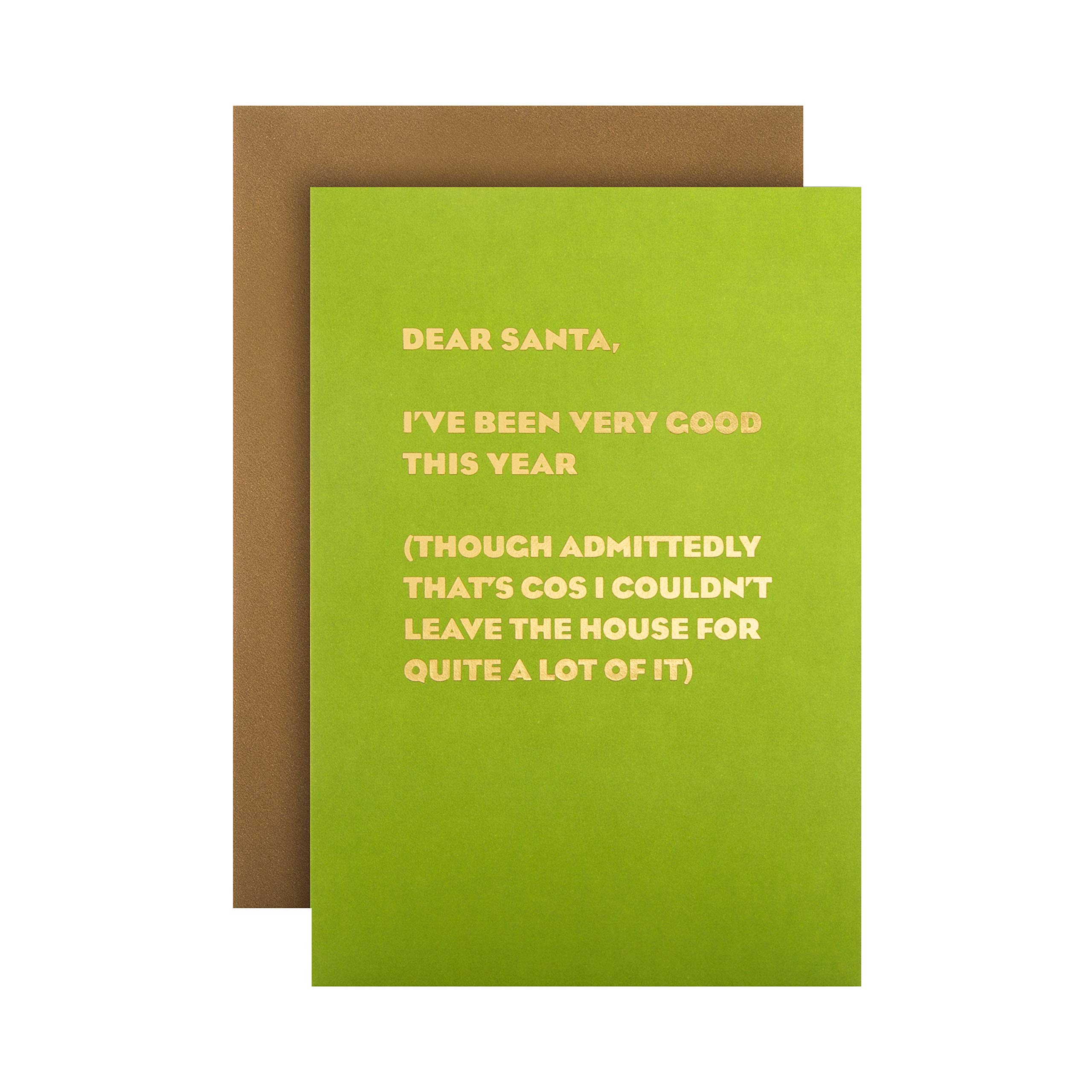 Funny Christmas Card from Hallmark - Dear Santa
