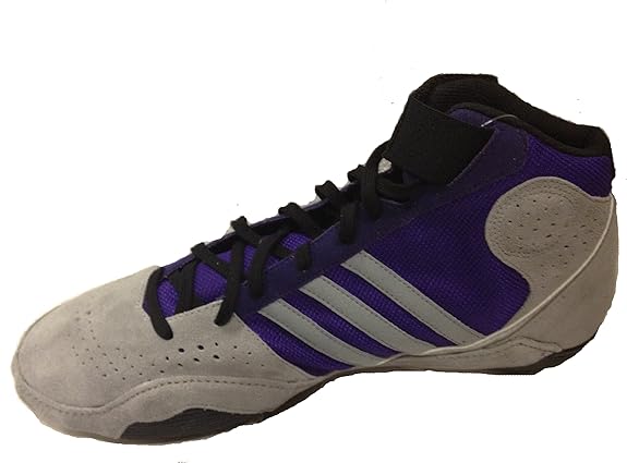 Amazon.com | adidas Protactic 2 Wrestling Shoes - Grey/Purple/Silver - ADULT SIZE 11 | Wrestling
