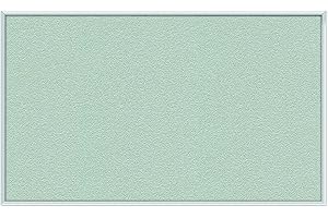 Ghent Silver Vinyl Bulletin Board, 4.5" x 6.5", Aluminum Frame, Made in the USA