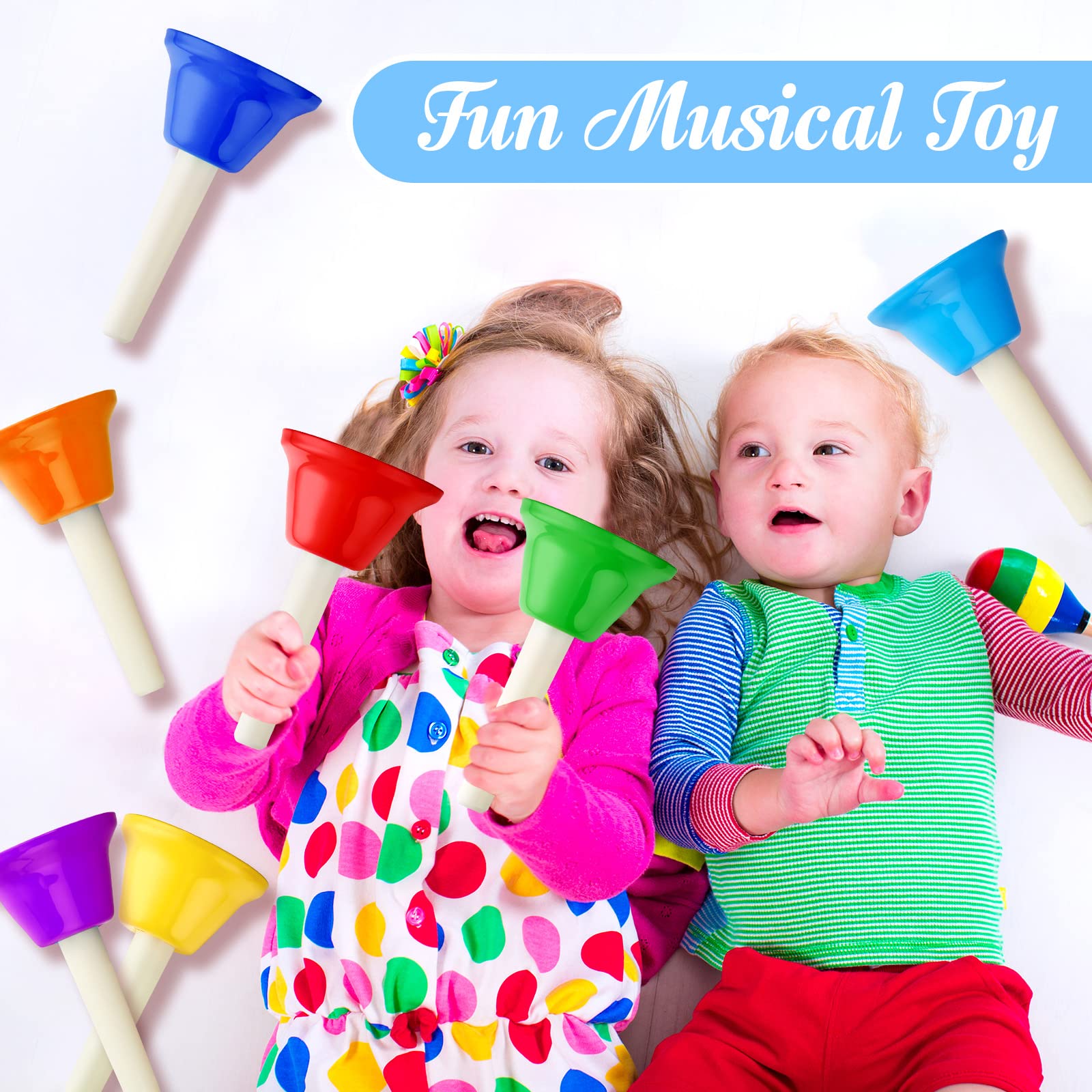 Amazon Baby Wrist Bells Wrist Bells Wrist Band Musical Instruments - Main Image