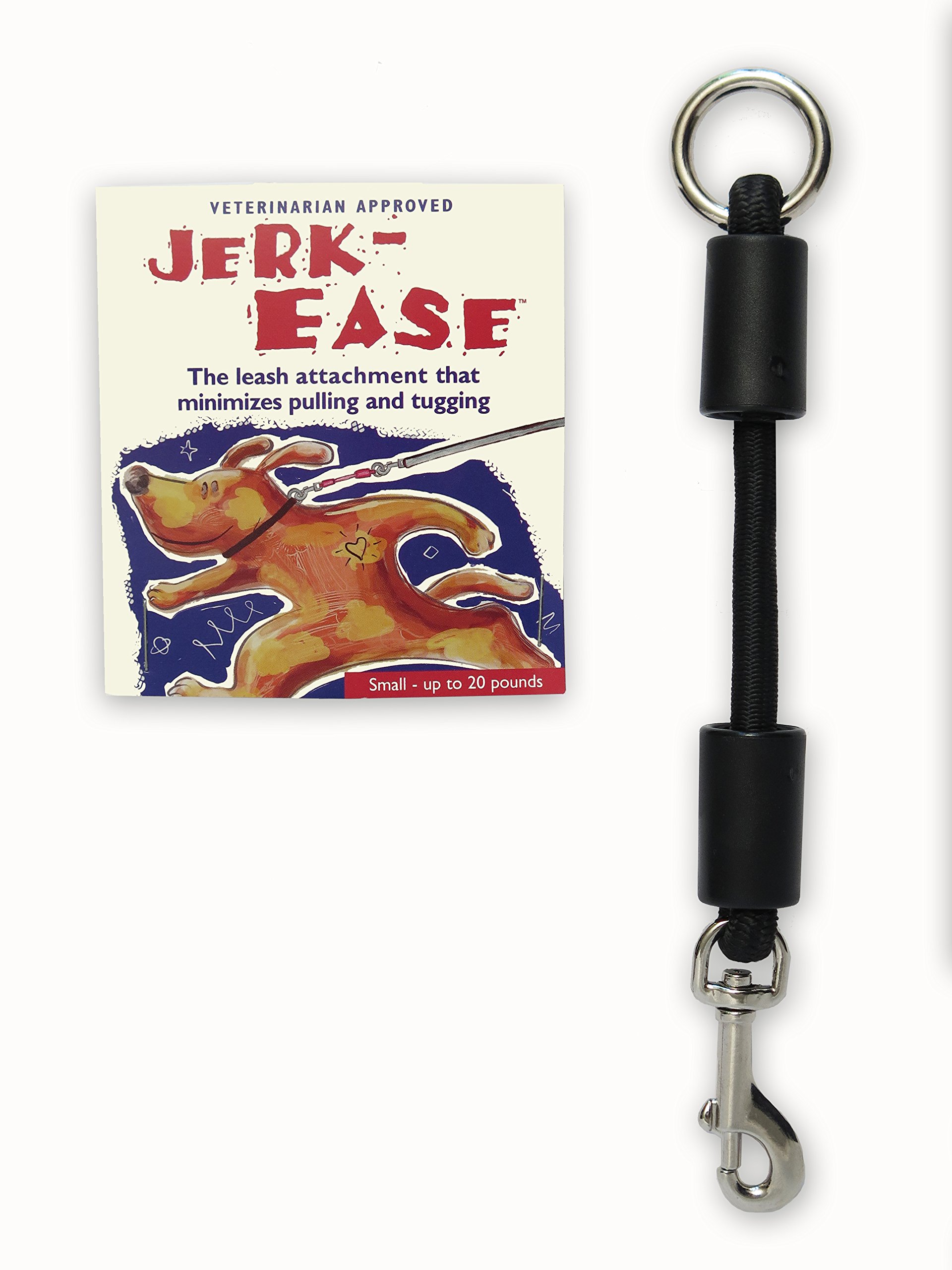 JERK-EASE Bungee Dog Leash Extension - Small Black — image 1