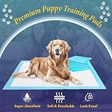 TBM Puppy Pads Large 50 Pack 60x60 Absorbent Quick Dry Anti Slip Leaks view 3