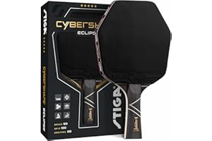 STIGA Cybershape Eclipse Ping Pong Paddle – Professional Performance Table Tennis Racket - Hexagon Shape Tournament-Quality Paddle for Spin, Speed, and Control