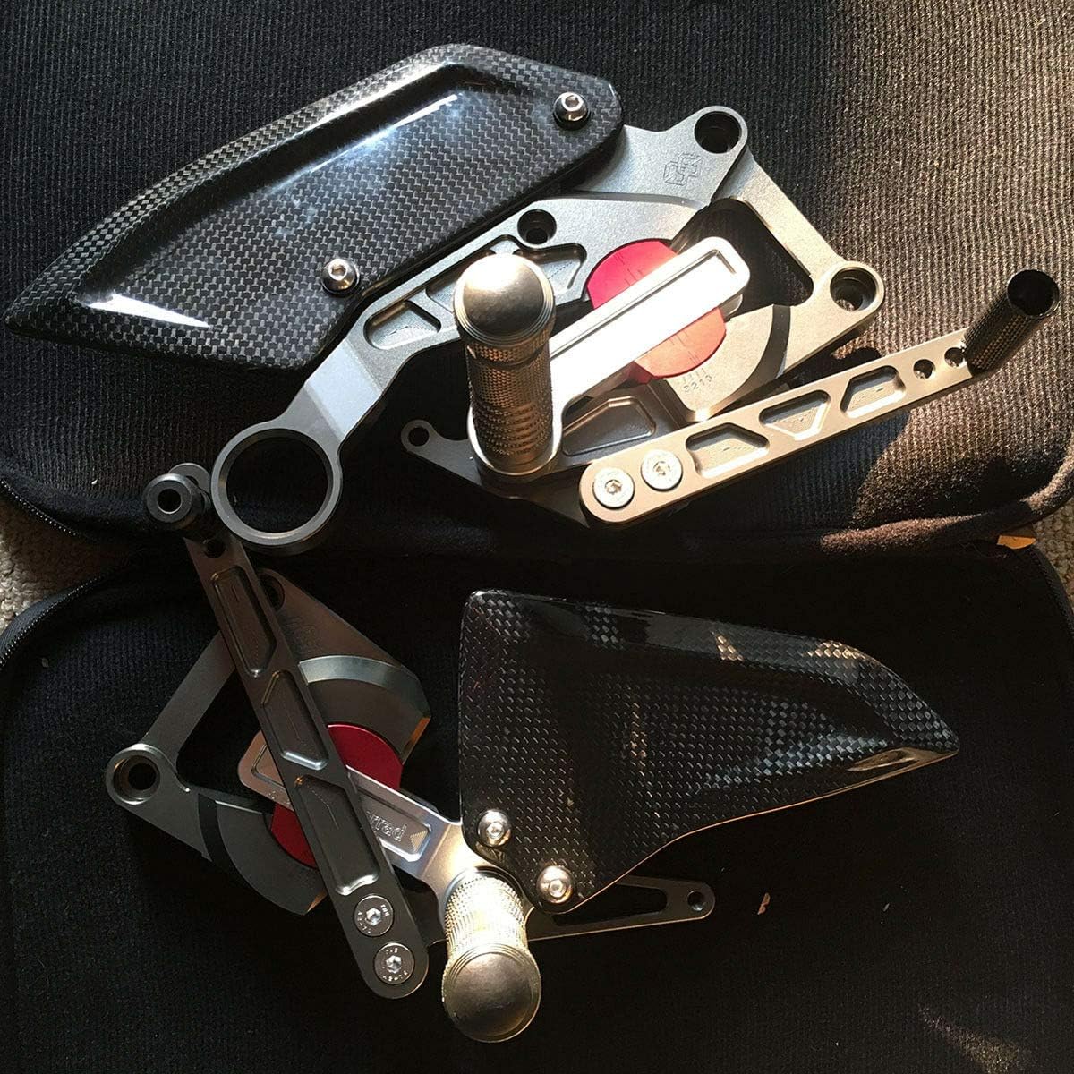 Gilles Tooling HP Adjustable Rearset fits BMW S1000RR S1000R HP4 2010-2014 Footrests Footpeg