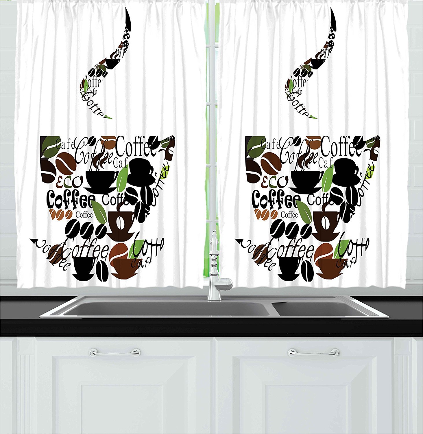 Best Coffee Themed Kitchen Curtains