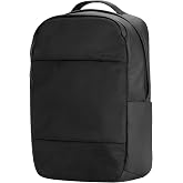 Incase Compact City Backpack 18L, Fits 16 inch, Ballistic Nylon Black | Fits Laptops up to 16 inches, Faux Fur-Lined Laptop Sleeve, Quick Access Pocket, Air Mesh Straps, Water Resistant