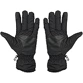 Heat Logic Thermal Winter Gloves, Touchscreen Compatible with Fleece Lining For Cold Weather, Water-Resistant Hiking Gloves
