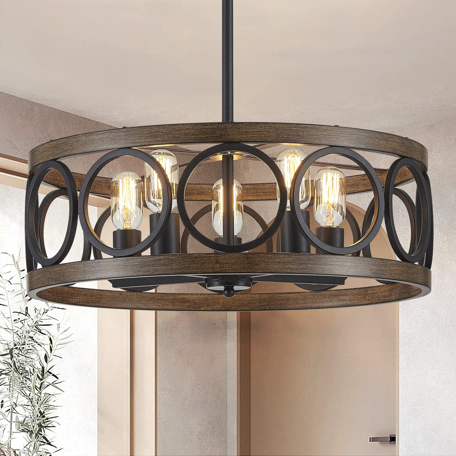 Black Dining Room Light Fitting