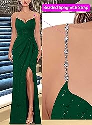 VFSHOW Womens 2024 Formal Prom Maxi Dresses Ruched